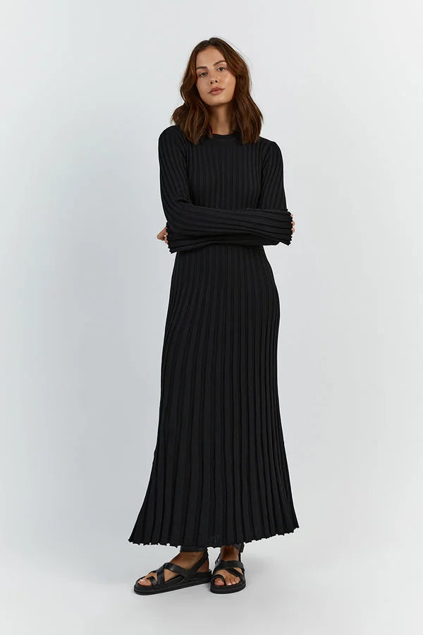 Lena | Knit Midi Dress