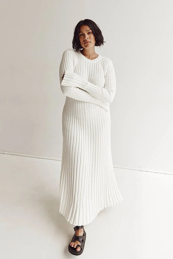 Lena | Knit Midi Dress