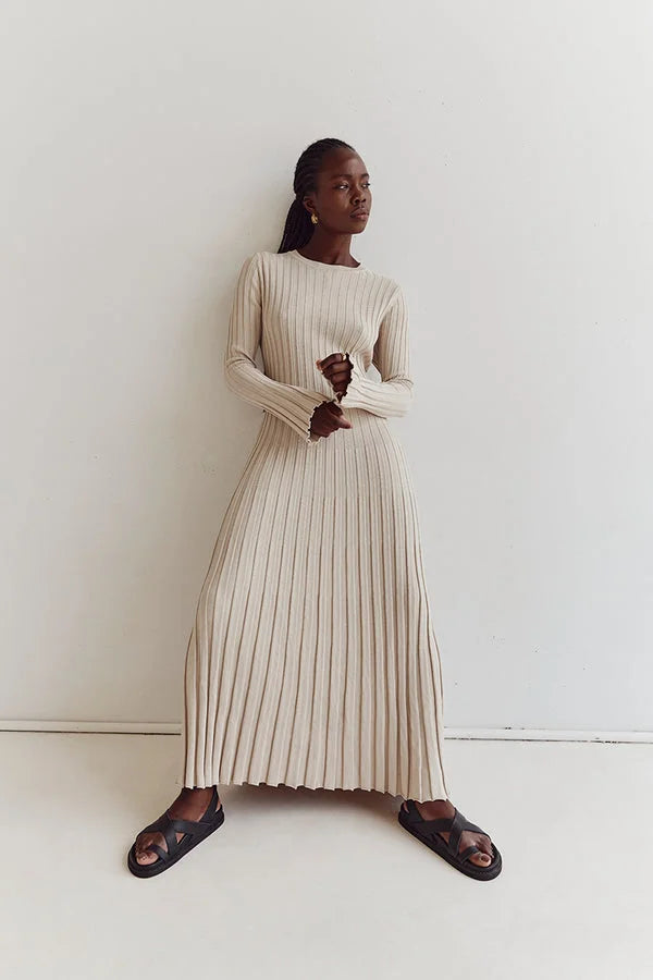 Lena | Knit Midi Dress