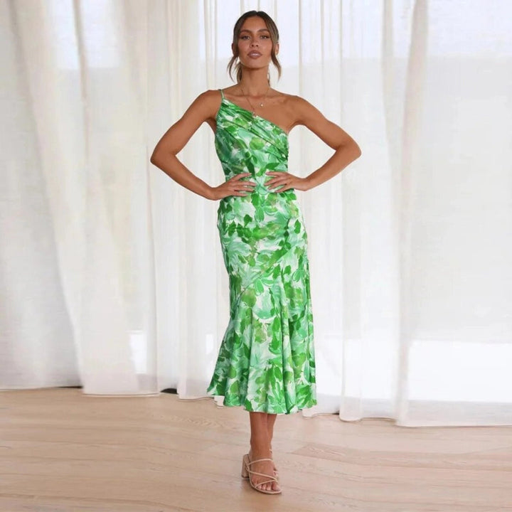 Adelise | Asymmetrical maxi dress