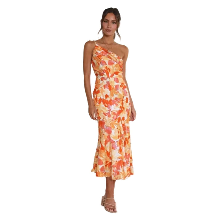 Adelise | Asymmetrical maxi dress