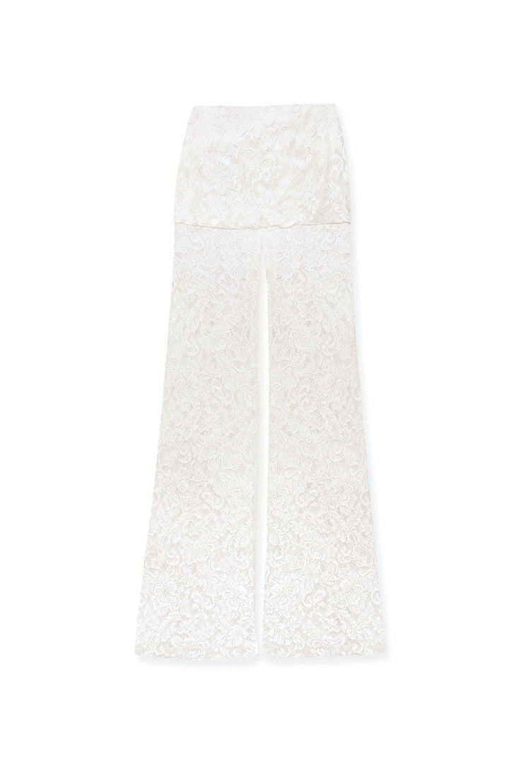 Marina | LACE TROUSERS PEARL