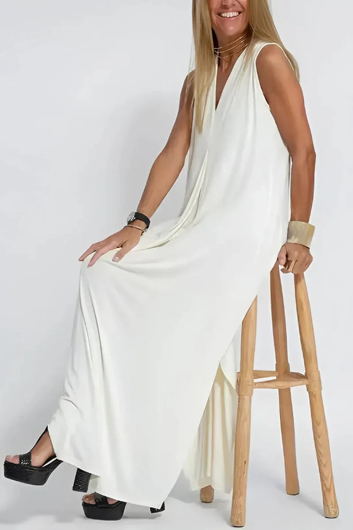 Renee | Elegant long dress + matching cardigan FREE