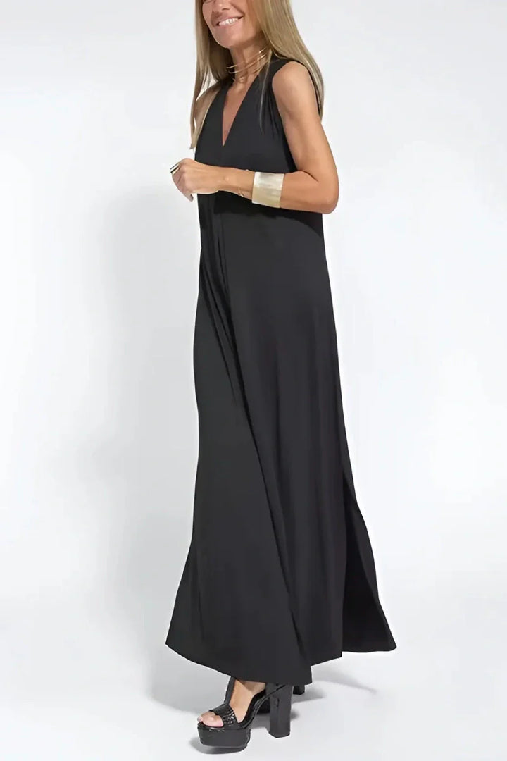 Renee | Elegant long dress + matching cardigan FREE