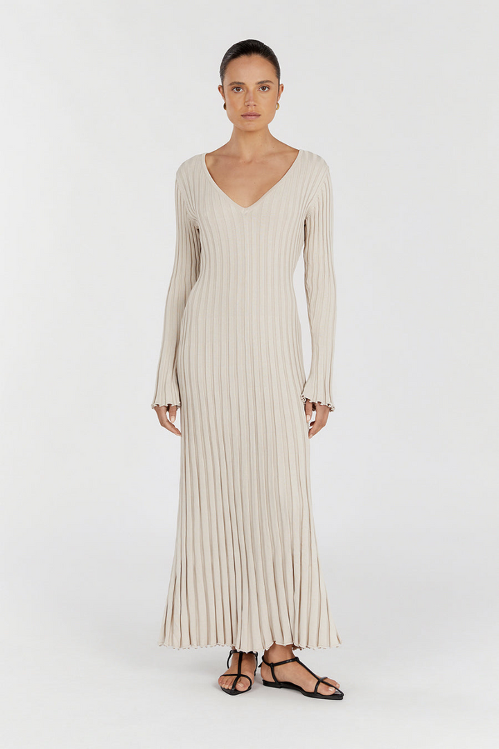 Selene | Knit Midi Dress