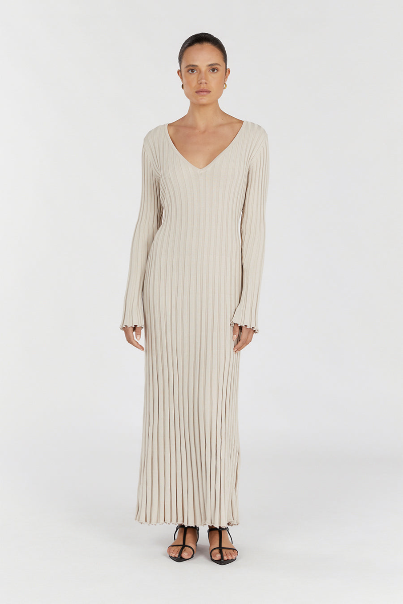 Selene | Knit Midi Dress