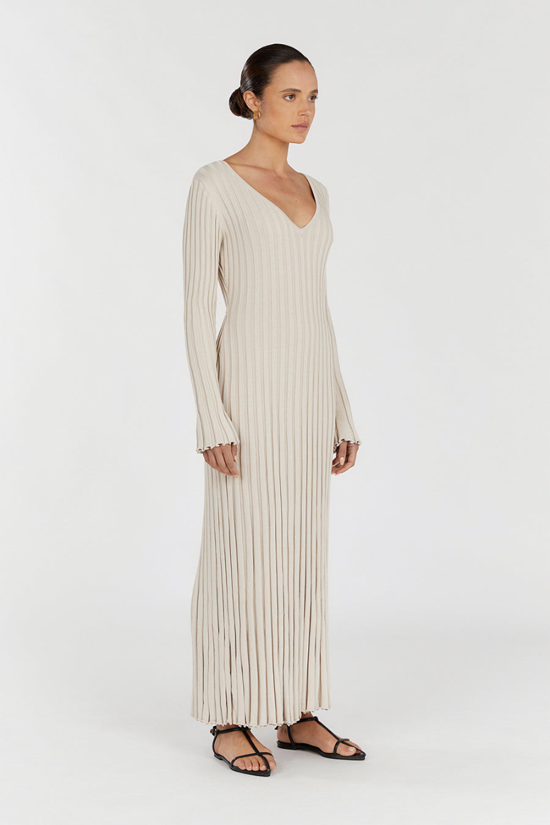 Selene | Knit Midi Dress