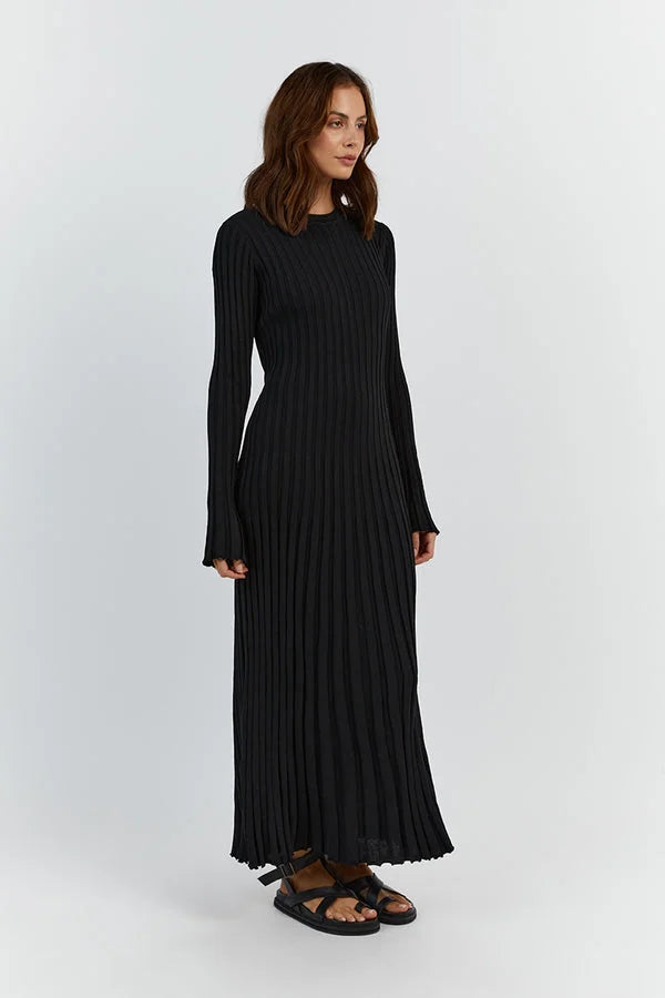 Lena | Knit Midi Dress