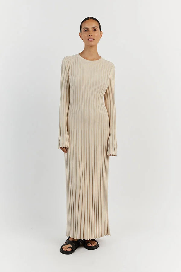 Lena | Knit Midi Dress