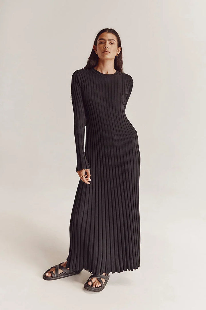 Lena | Knit Midi Dress